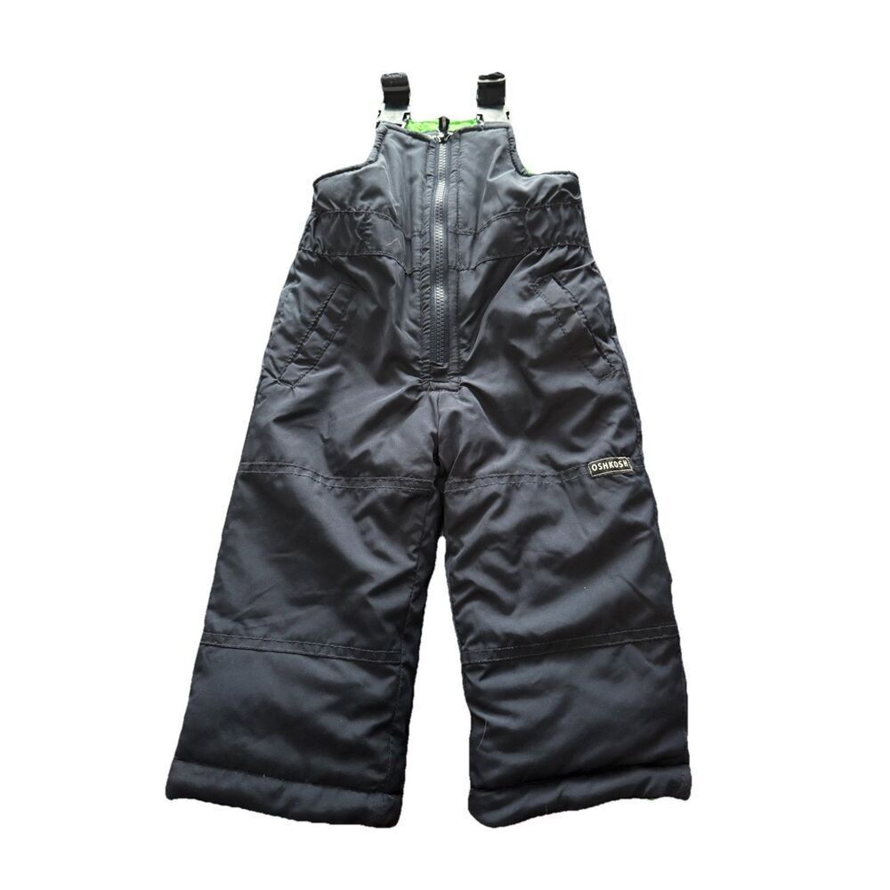 Osh kosh b Gosh size 18 mos Navy blue Toddler Insulated Overalls bib snow pants